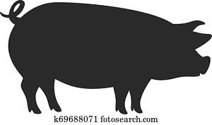 חזיר, צללית