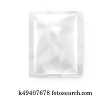 מסכה פרצופית, ארוז, mockup