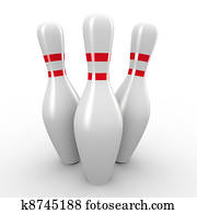 3d bowling pins 3d bowling pins