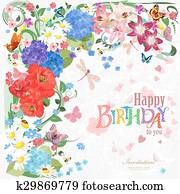 blumen-, card10 blumen-, card10