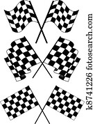 Checkered flags
