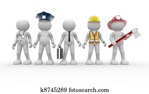 Different professions Different professions