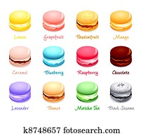 Macaroon flavors Macaroon flavors