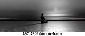 Meditation by night Meditation by night