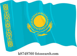 Download Clipart of kazakhstan flag 06p0503 - Search Clip Art ...