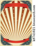 אמריקאי, רביעי של יולי, דגלים