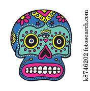 מקסיקני, גולגולת, אומנות