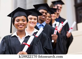 קבץ, של, אוניברסיטה, מסיים, ב, טקס