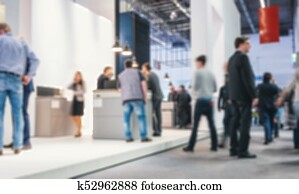 Abstract blurred people on a trade fair generic background with blur effect applied Abstract blurred people on a trade fair generic background with blur effect applied