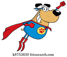 braun, super held, hund, fliegen braun, super held, hund, fliegen