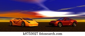 cars and landscape cars and landscape