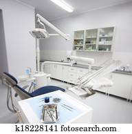 Dentist office, equipment