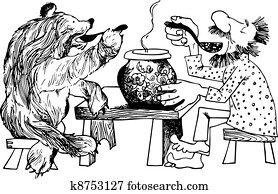 Eating with bear Eating with bear