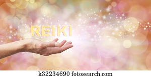 Golden Reiki Healing Energy Share