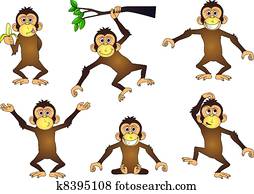 macaco, caricatura, cobrança