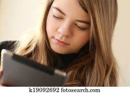 Teenage with ipad Teenage with ipad