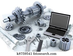 técnico, engenharia, conceito