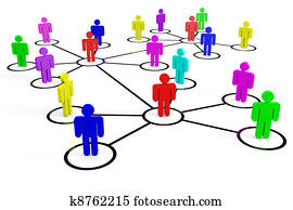 Business or social network. Concept. Business or social network. Concept.