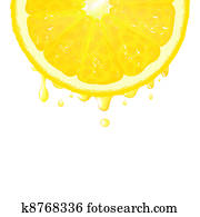 Lemon Segment With Juice Lemon Segment With Juice