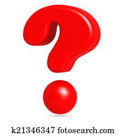 Red question mark Red question mark
