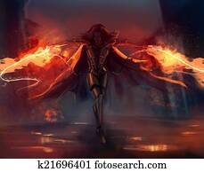 Warrior woman. Warrior woman.