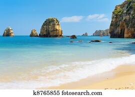 Yellow rocks in Lagos