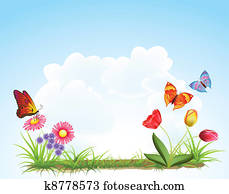 frühjahrsblumen, hintergrund frühjahrsblumen, hintergrund