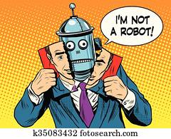 künstliche intelligenz, roboter, vorgeben, to, sein, menschlich künstliche intelligenz, roboter, vorgeben, to, sein, menschlich