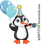 pingüim, aniversário