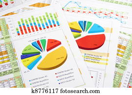 Sales Report in Digits, Graphs and Charts