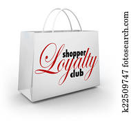Shopper Loyalty Club Shopping Bag Promotion Rewards Program Shopper Loyalty Club Shopping Bag Promotion Rewards Program