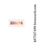 Zumba dance illustration. Zumba dance illustration.