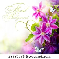 Abstract spring floral background Abstract spring floral background