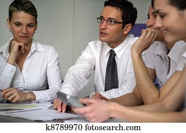 businesspeople on a seminar