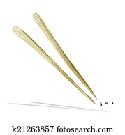 Chopsticks Clip Art | ki_chopsticks | Fotosearch