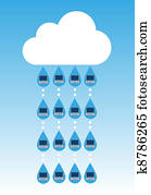 Cloud computing concept Cloud computing concept