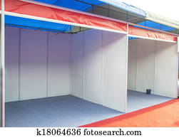 Empty exhibition booth Empty exhibition booth