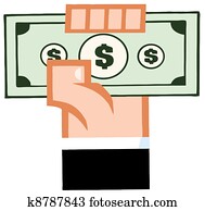 Hand With Cash Hand With Cash