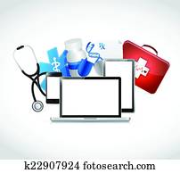 medical technology concepts illustration design medical technology concepts illustration design
