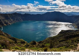 Quilotoa Crater Lake, Ecuador