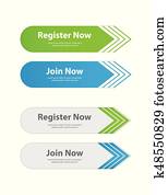 special website buttons, register, download, join advertisement banners special website buttons, register, download, join advertisement banners