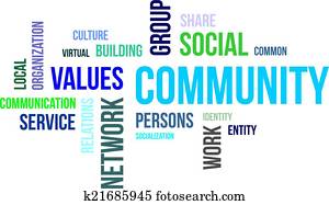 woord, wolk, -, gemeenschap