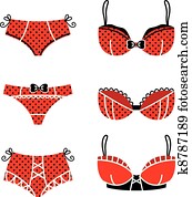 אדום, ראטרו, לבני נשים, קבע, הפרד, בלבן