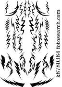 בריחים של ברק, דמות, אוסף