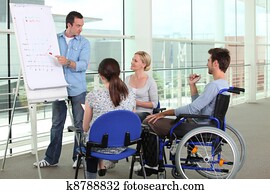 נכות, בעבודה