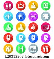 עסק, דירה, צבע, איקונים