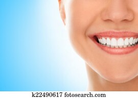 At a dentist with a smile