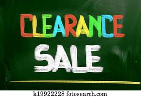Clearance Sale Concept Clearance Sale Concept