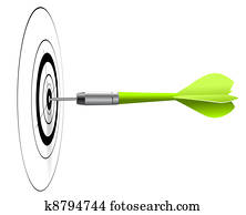 dart and target - goal or objective dart and target - goal or objective