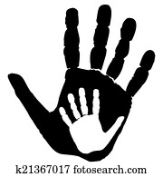 Helping hand. Helping hand.